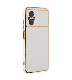 Xiaomi Poco M5 Kılıf Volet Silikon - Beyaz