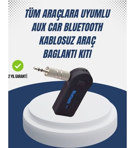Bluetooth Destekli AUX Müzik ve Konuşma Cihazı