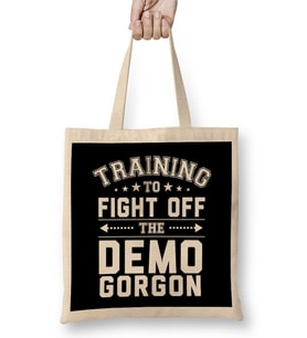 Stranger Things Training To Fight Off Demogorgon Bez Çanta Uzun Saplı