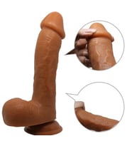 22.2 Cm Realistik Vantuzlu Penis Dildo