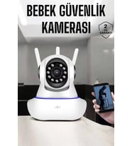 Wifi Kamera Ev Kamerası Gece Görüşlü Kablosuz Bebek Izleme Kamerası