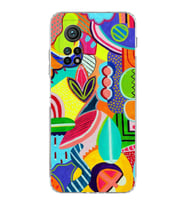 PrintiFy Xiaomi Mi 10 T ile Uyumlu Retro Color 6  Kamera Korumalı Şeffaf  Kılıf
