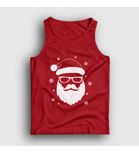 Presmono Unisex Kırmızı Noel Baba Santa Claus Yılbaşı Atlet 270350tt