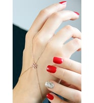 925 Ayar Gümüş Kar Tanesi Rose Şahmeran - B036901