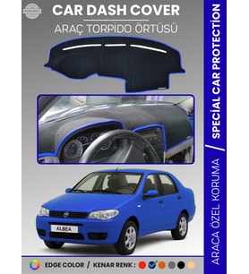 FİAT ALBEA (2005-2012) Torpido Örtüsü Ön Göğüs Torpido Koruma Tam Uyum Çatlamayı Önler Kolay Montaj