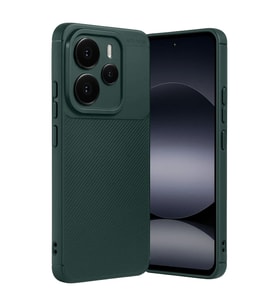 Xiaomi Note 14 5G Auto Focus Karbon Kapak - Koyu Yeşil