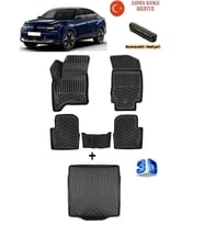 Rizline Citroen C4X (1.2 Hybrid) 2023 Sonrası Uyumlu 3D Havuzlu Paspas ve Bagaj Havuzu Seti ASMA KOKU VE NUMARATÖR HEDİYELİ