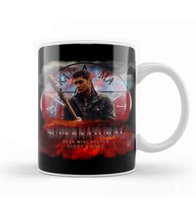 Supernatural Dean Winchester Daddy's Home Kupa Bardak Porselen