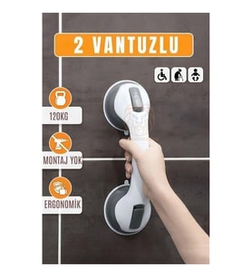 ModaCar Banyo Duş Yardımcı Vantuzlu Tutacak Yardımcı Anne