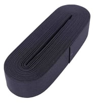 SİYAH - 4CM PAÇA LASTİK YASSI GENİŞ 10MT. (5690)