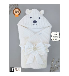 Kışlık Bebek Kundağı Unisex Bebek Dış Kundak Battaniyesi Hastane Çıkışı Kundak Battaniye