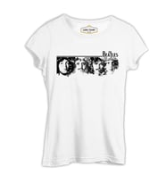 The Beatles 4 Beyaz Kadın Tshirt