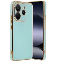 Note 14 4G Kılıf Volet Silikon - Açık Yeşil