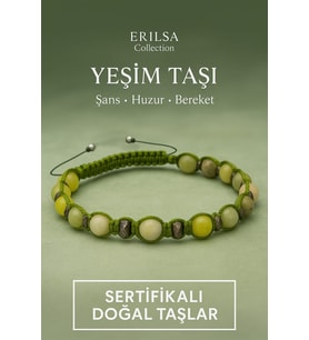 Sertifikalı Yeşim ve Terahertz Doğal Taş Bileklik – Şans, Huzur ve Bereketin Uyumlu Gücü (Çok Renkli)