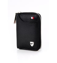 SEPTWOLVES quality Siyah Hakiki Deri 10lu Kartlık