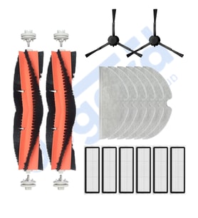 Dreame F9 - Z10 Pro Uyumlu 2 Ana Fırça 2 Yan Fırça 6 Filtre 6 Mop PKT-iasgf0001118
