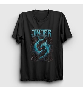 Presmono Unisex Siyah Hammerhead Jinjer T-Shirt 160831tt