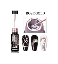 Metalıc Naıl Art Çizim Boyası 5 ml Rose Gold