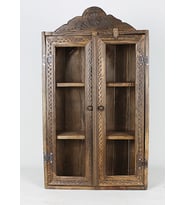Eskitme Ahşap Ecza Dolabı 40x69x12 cm.
