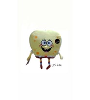 Sünger Bob Peluş Oyuncak Organik Kumaş 35 cm Hediyelik Uyku Arkadaşı (Çok Renkli)