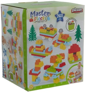 Pilsan Aksesuarlı Master Bloklar 260 Parça Teşhir