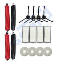 Roborock Q Revo Master Uyumlu 2 Ana Fırça 4 Yan Fırça 4 Filtre 4 Mop