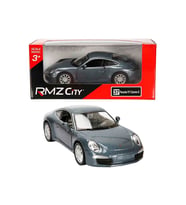 Rmz City 1:32 Avrupa Serisi Die Cast Çek Bırak Model Araba - Koyu Gri Porsche 911 Carrera S