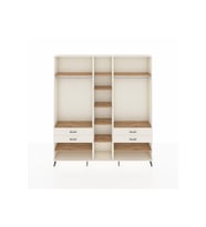 Arges Dolap 11 Raflı 4 Çekmeceli 2 Askılı 220x30x243 Aytaşı-Çam/Aytaşı