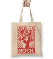 Rock Roll Müzik Gitar 05 Bez Çanta Uzun Saplı
