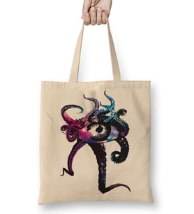 Octopus Eye Bez Çanta Uzun Saplı