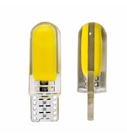 T10 Silikon Sarı Led DC 12V Araba Aydınlatma Ampul Yan Park Lamba