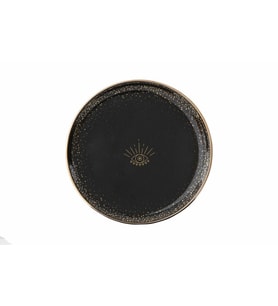 Porland Night Magic Desen2 Düz Tabak 20cm (Karışık)