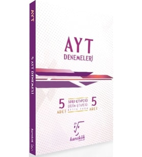 Karekök Yayınları Karekök Yayınları Ayt 5 Çözümlü Deneme (Çok Renkli)