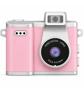 Retro Mini Dijital Kamera 1.44'' LCD Ekranlı Fotoğraf ve Video Kamerası 1080P Kayıt 32GB microSD Destekli USB Şarjlı