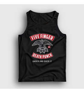 Presmono Unisex Siyah Eagle Five Finger Death Punch Atlet 62733tt