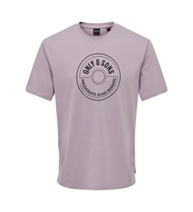 ONLY & SONS ONSLAMER LIFE REG LOGO SS TEE 22028168 (Pudra)