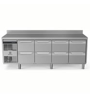 Electrolux Professional Endüstriyel Soğuk Tezgah 8 Çekmeceli 590 Lt Sırtlı-2+10°c, Aısı 304 EH4H3BBBB