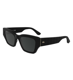 Lacoste L6053S 001 52 Kadın Güneş Gözlüğü (Siyah)