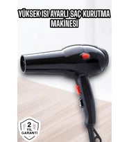 2200 Watt Profesyonel Saç Kurutma Makinesi Güçlü Dayanıklı Tasarım