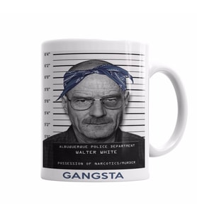 Walter White Gangsta Branco Kupa Bardak Porselen
