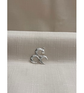 ÜÇ HİLAL 925 AYAR 925 AYAR GÜMÜŞ ERKEK KOLYE