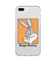 Iphone 7 PLUS - 8 PLUS Uyumlu Bugs Bunny Tasarımlı Şeffaf Telefon Kılıfı