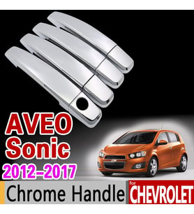 Chevrolet Aveo Kapı Kolu Kromu Nikelajı