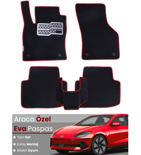 HYUNDAİ IONIQ 6 (2022-2025) Uyumlu EVA Paspas Tam Set–Araca Özel,Kolay Montaj,Su Geçirmez