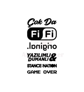 Oto Arka Cam Sticker Model 11 Siyah 20*37 Cm