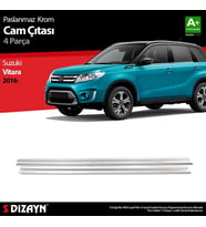 Suzuki Vitara Uyumlu Krom Cam Çıtası 4 Parça. 2016 Üzeri