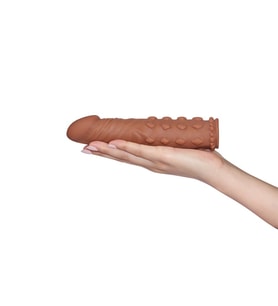 Esnek Yapısı Sayesinde Her Penise Uygun 5 Cm Uzatmalı Kesilebilir Tırtıklı Penis Kılıfı