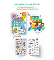 Okyanus Boyama Kitabı - Oyun Hamurlu - 3 Yaş +