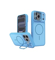 Northcity Joko Apple iPhone 18 Pro Max Uyumlu Pale Magsafe Standlı Kapak - Sierra Blue