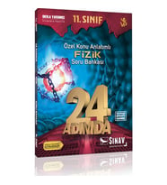 Sınav Yayınları 11. Sınıf Fizik 24 Adımda Özel Konu Anlatımlı Soru Bankası